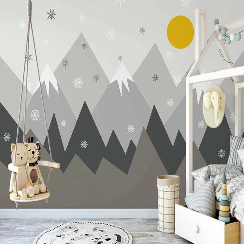 Classic Boy Mountain Summit Wallpaper | Murals Wallpaper