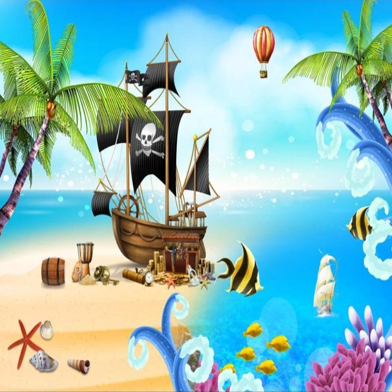 Pirate Wallpaper Tress | Murals Wallpaper