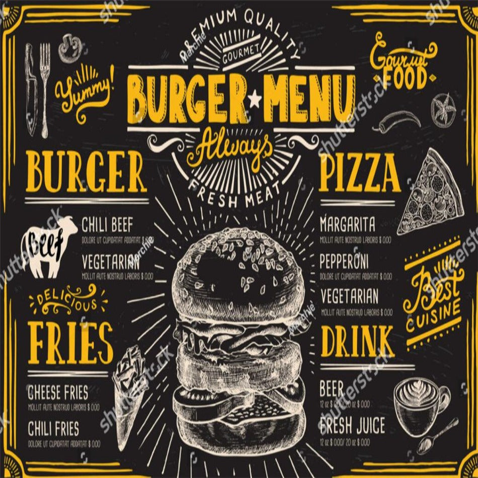 Burger Wallpaper | Murals Wallpaper