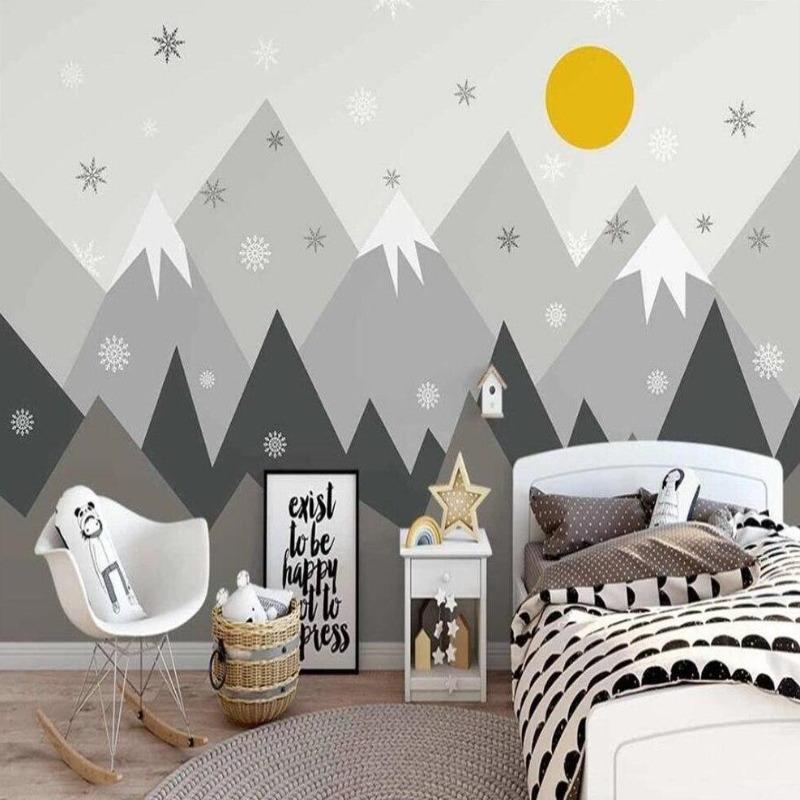 Classic Boy Mountain Summit Wallpaper | Murals Wallpaper