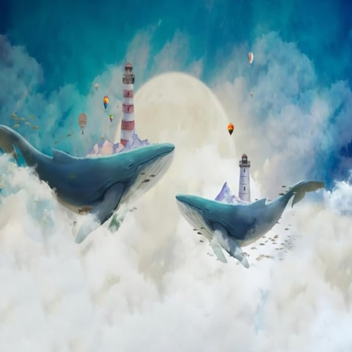 Mural Colossal Whale Marine Wallpaper