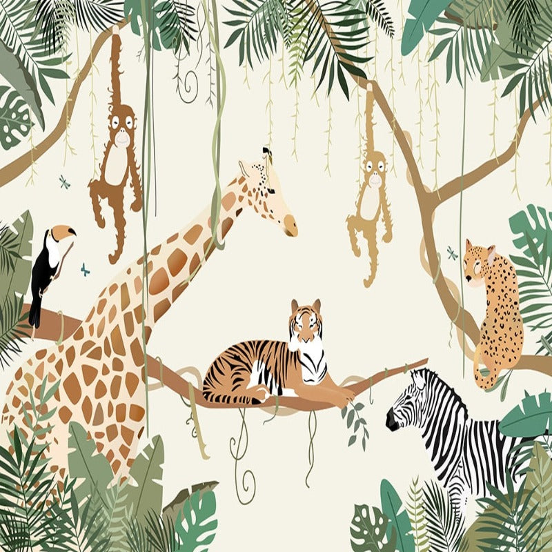 Animal Wallpaper <br/> Perched Fauna | Murals Wallpaper