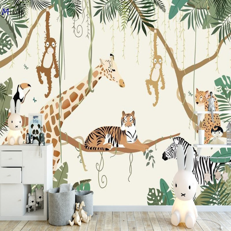 Animal Wallpaper <br/> Perched Fauna | Murals Wallpaper