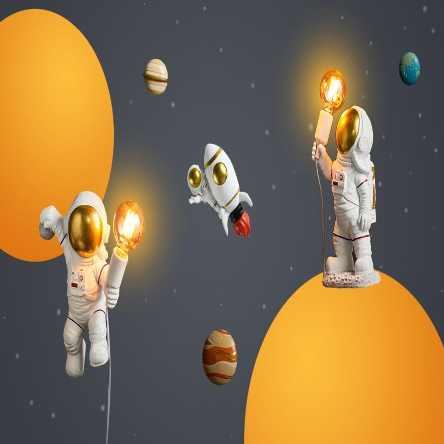 Space Wallpaper <br/> Astronaut Bright Idea! | Murals Wallpaper
