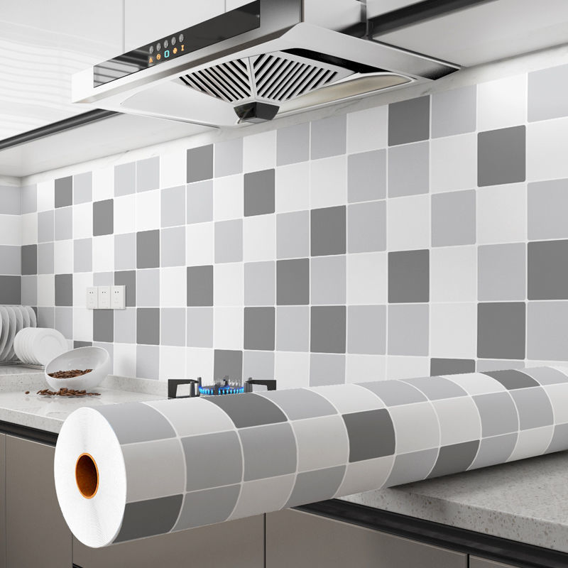 White and Gray Kitchen Wallpaper | Murals Wallpaper