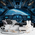 Weltraumcockpit-Tapete | Wandbildtapete