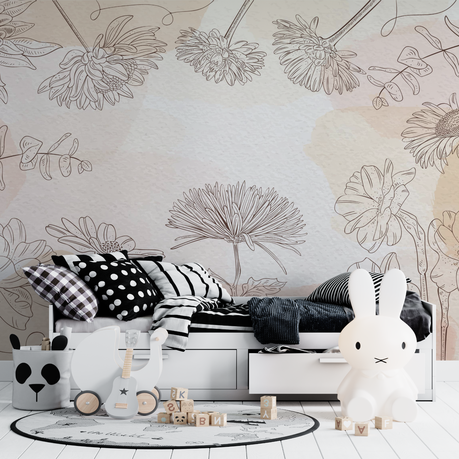 Kids Flower Wallpaper | Murals Wallpaper