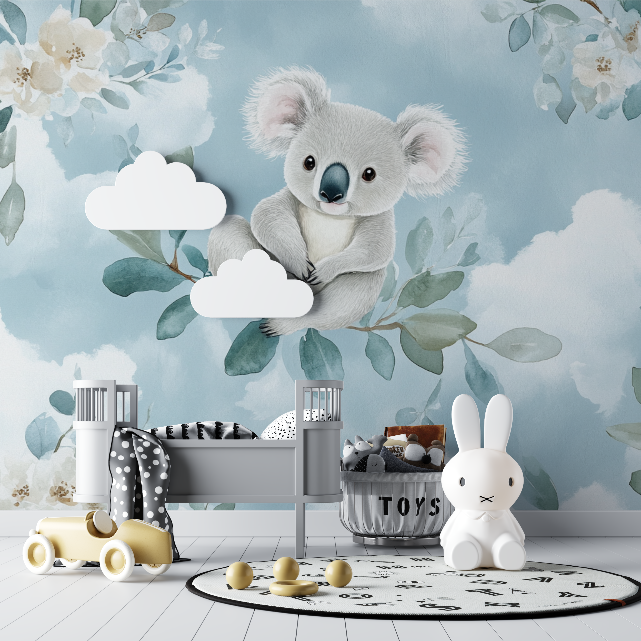Soft and Fluffy Koala Wallpaper | Murals Wallpaper