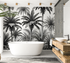 Black and White Bathroom Wallpaper | Murals Wallpaper