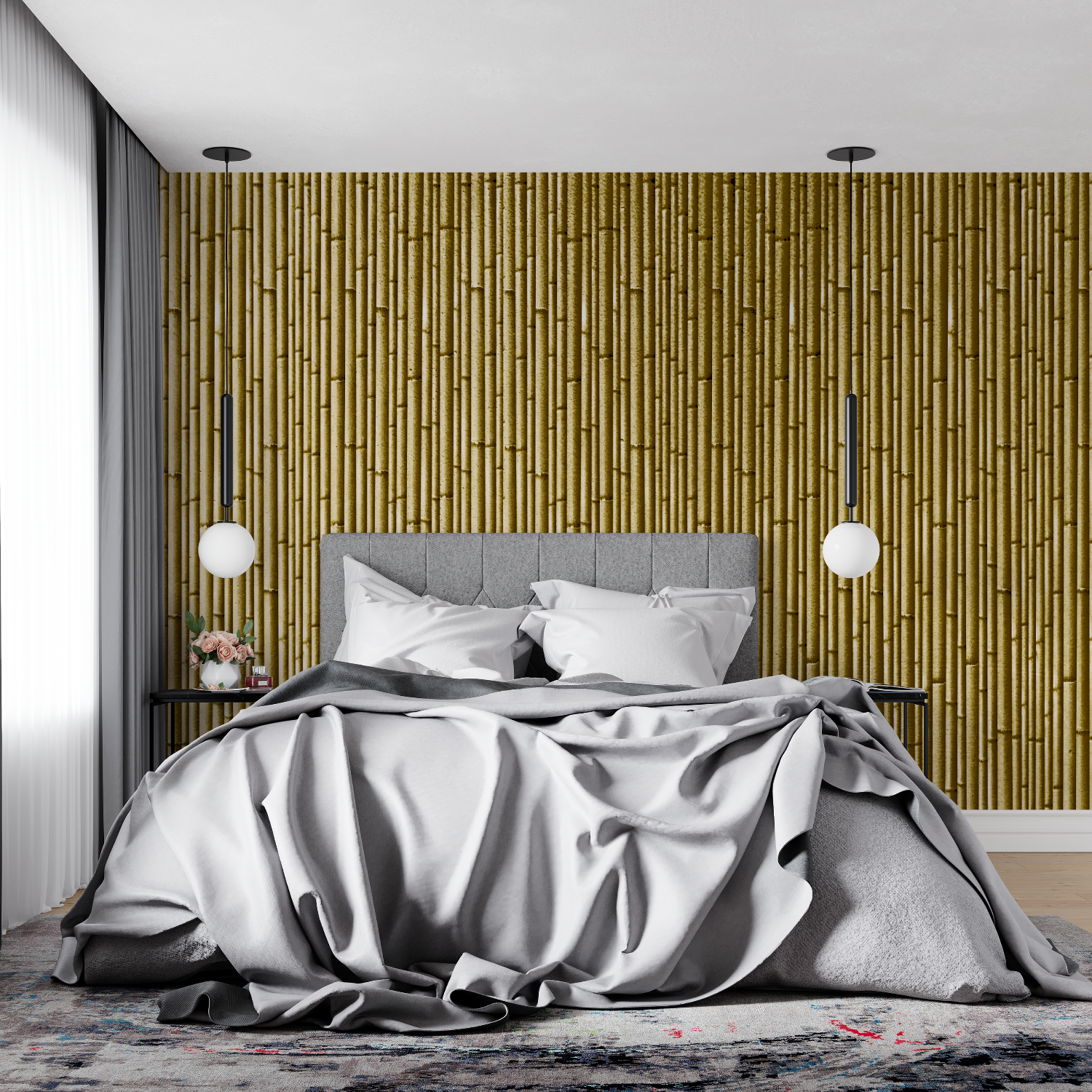 Bamboo Imitation Wallpaper | Murals Wallpaper