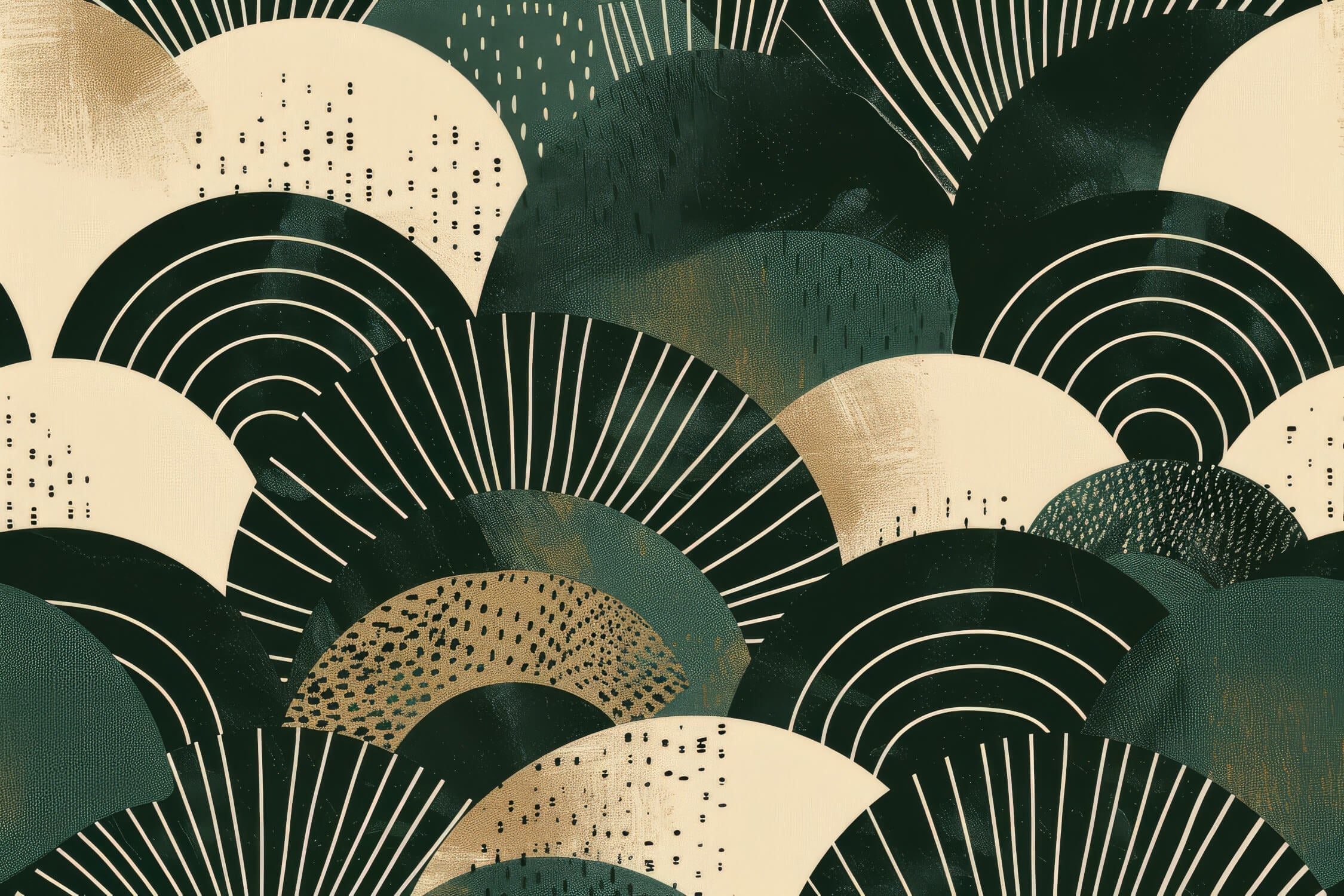 Japanese Green Wallpaper | Murals Wallpaper