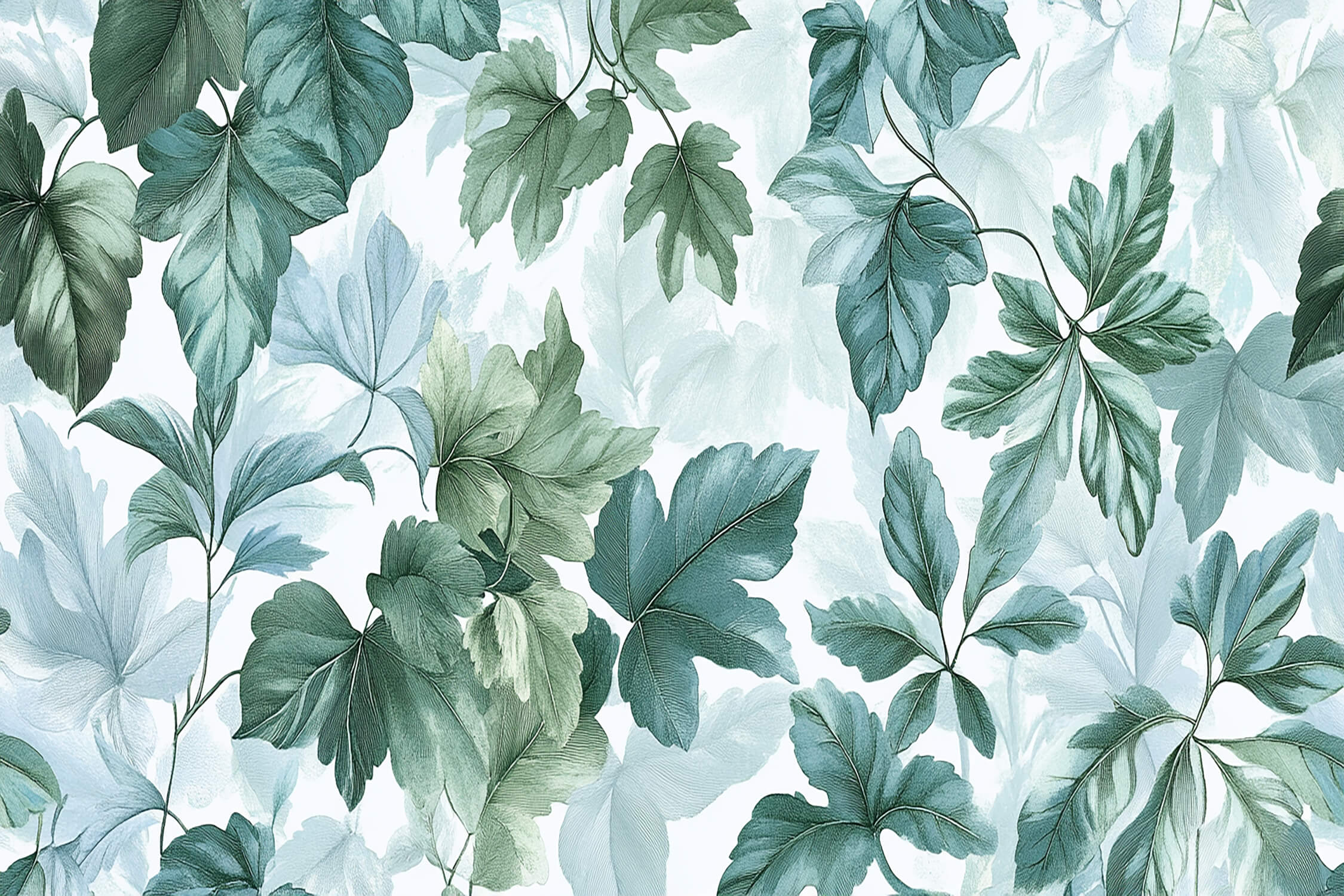 Green and Blue Wallpaper | Murals Wallpaper
