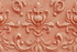 Terracotta Wallpaper with Baroque Swirls | Murals Wallpaper