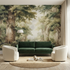 Vintage Pastel Forest Landscape Mural Wallpaper