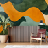 Orange Green Wallpaper | Murals Wallpaper