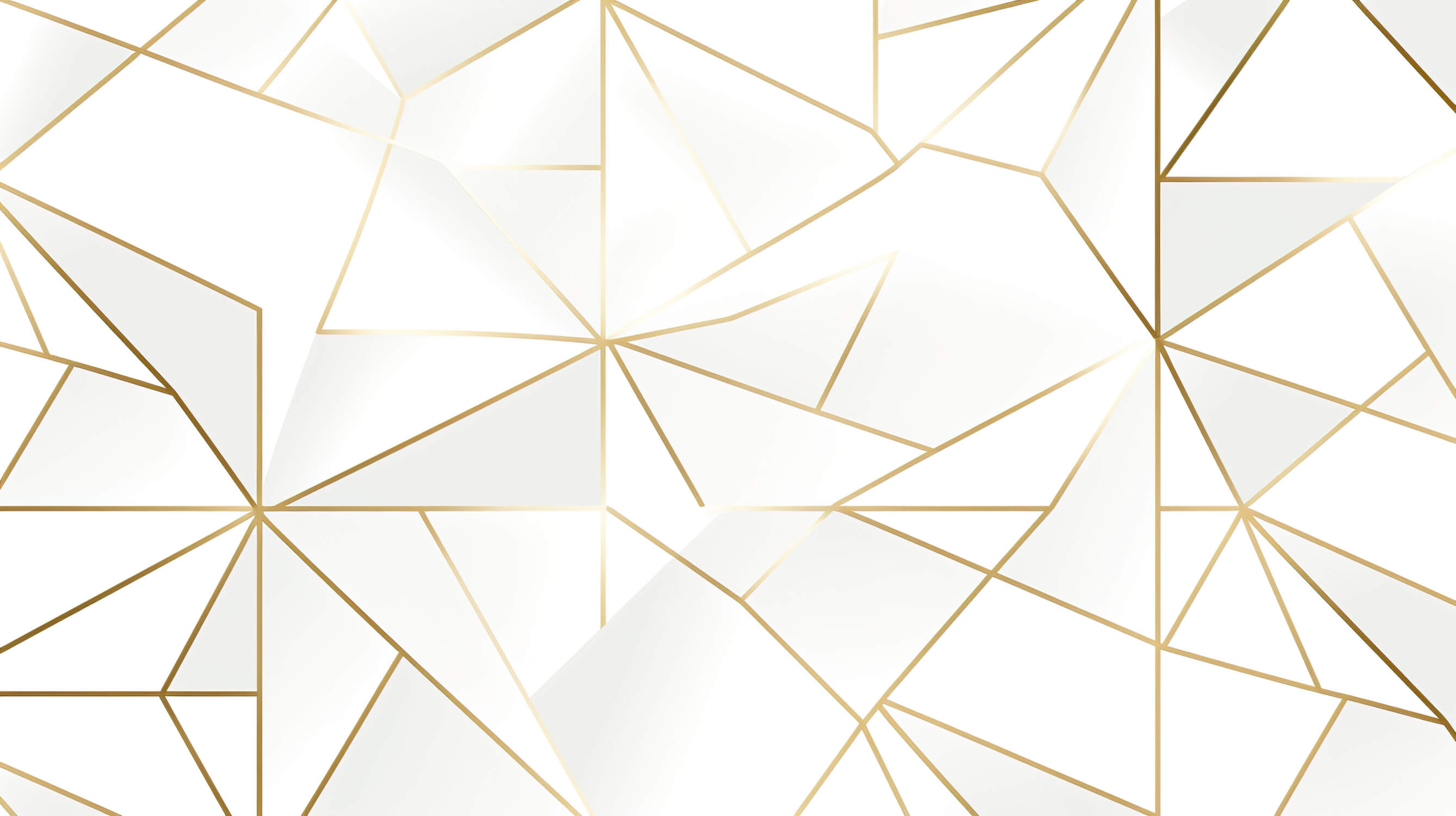 Geometric Gold Wallpaper | Murals Wallpaper