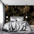 Black and Gold Leaf Wallpaper | Murals Wallpaper
