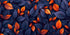 Dark Blue Orange Wallpaper | Murals Wallpaper