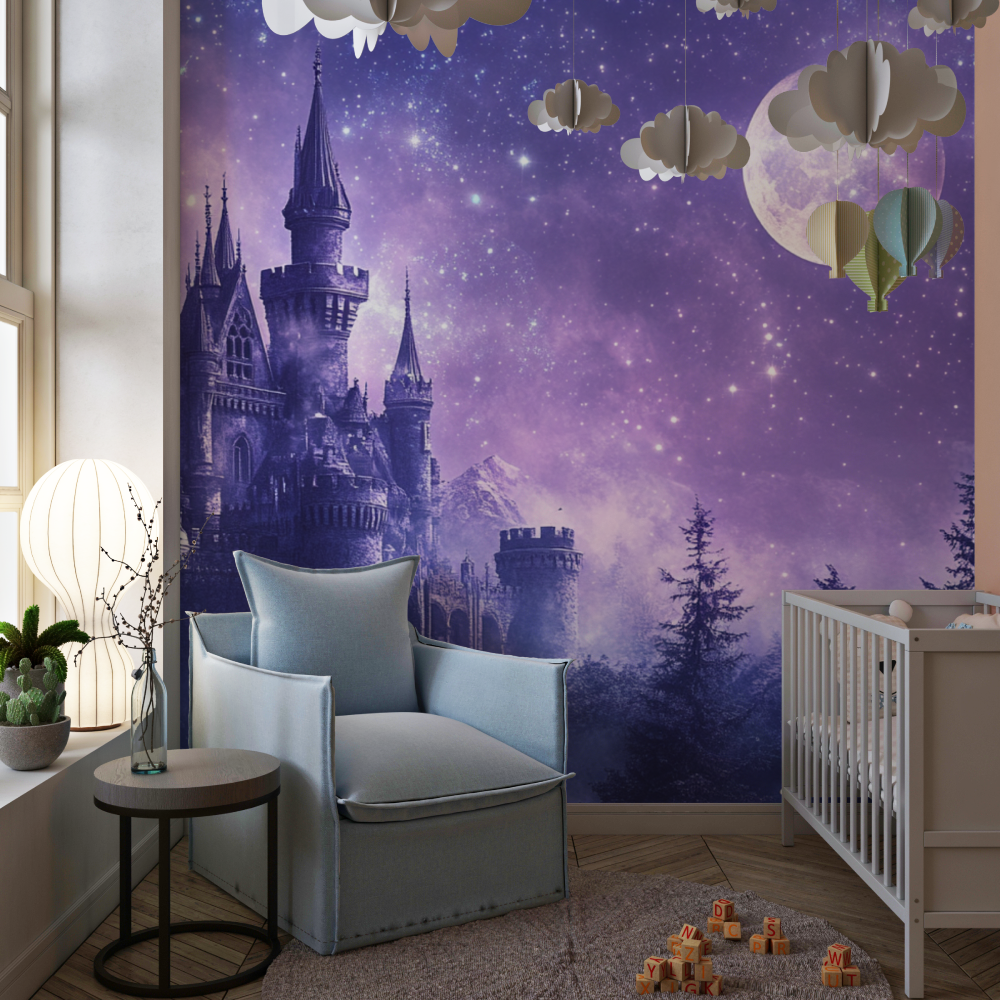 Princess Purple Room Wallpaper | Murals Wallpaper