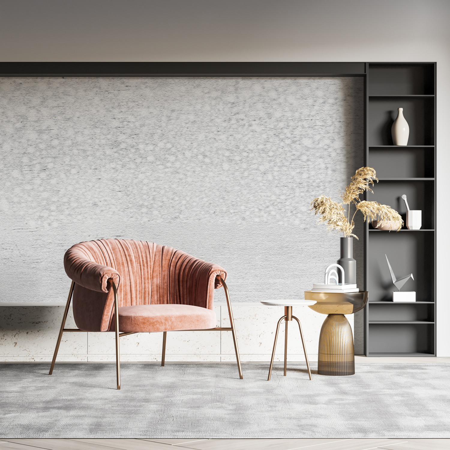 Pearl Gray Wallpaper Living Room | Murals Wallpaper