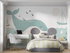 Pastel Whale Wallpaper for Kids | Murals Wallpaper