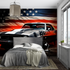 American Car Wallpaper with Flag | Murals Wallpaper
