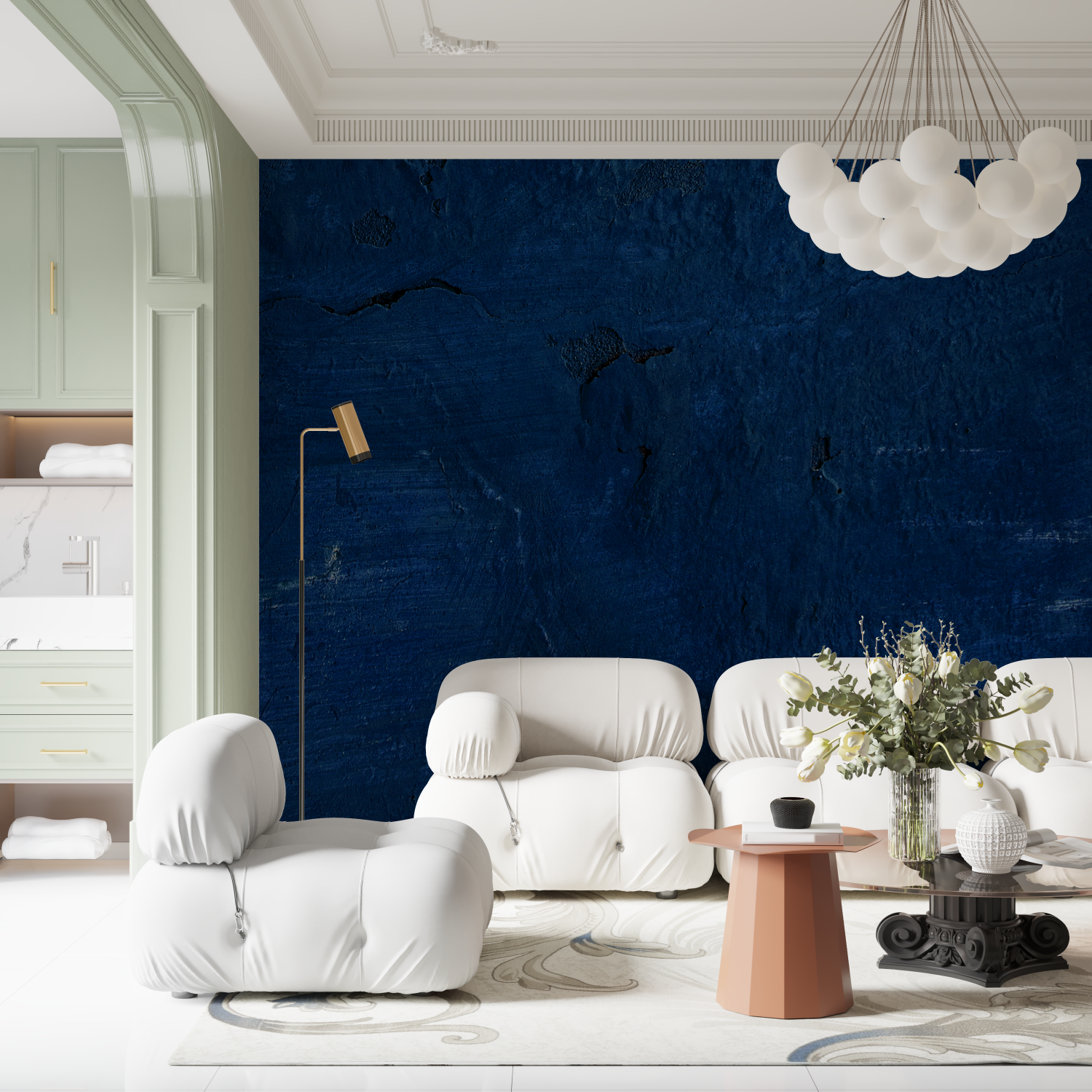 Royal Blue Wallpaper | Murals Wallpaper