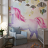 Fairy White Unicorn Wallpaper | Murals Wallpaper