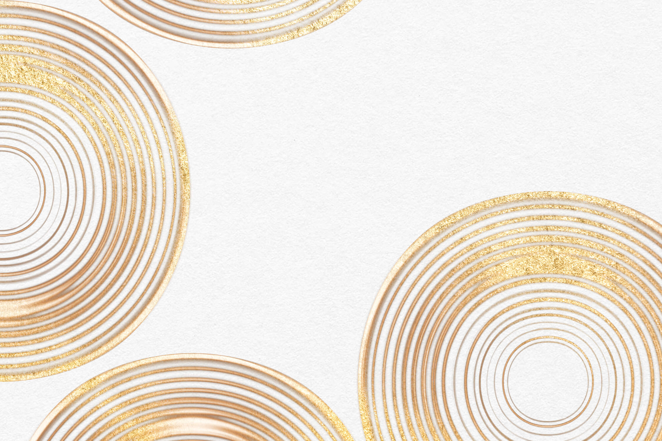 Gold Round Wallpaper Bathroom | Murals Wallpaper