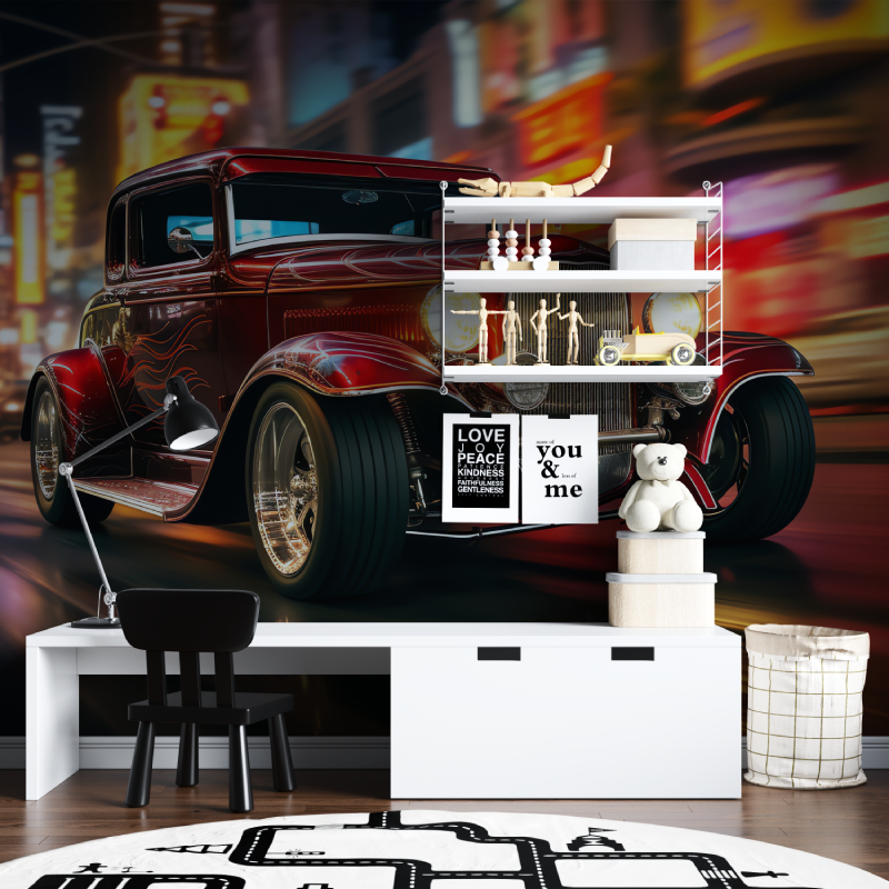 American Car Wallpaper Mural | Murals Wallpaper