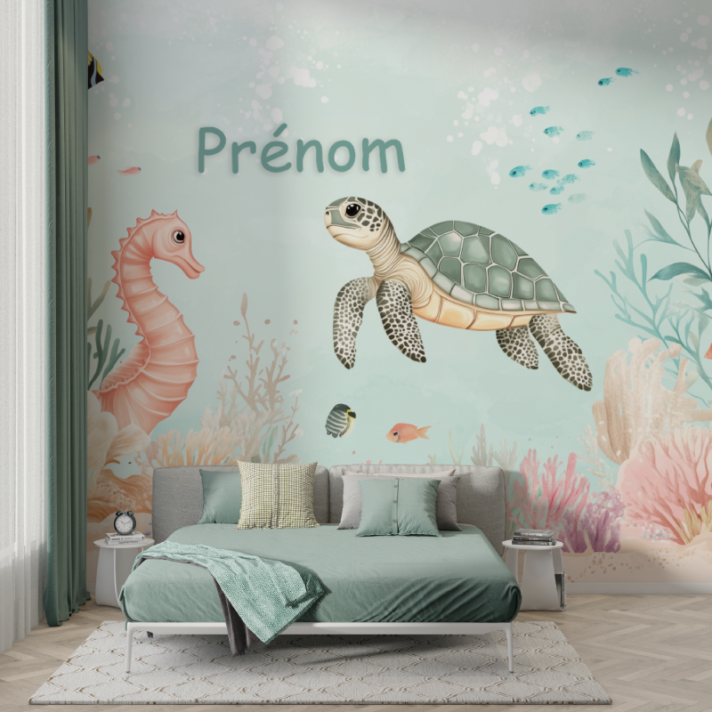 Marine Name Wallpaper | Murals Wallpaper
