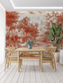 Terracotta Wallpaper Jouy Room | Murals Wallpaper