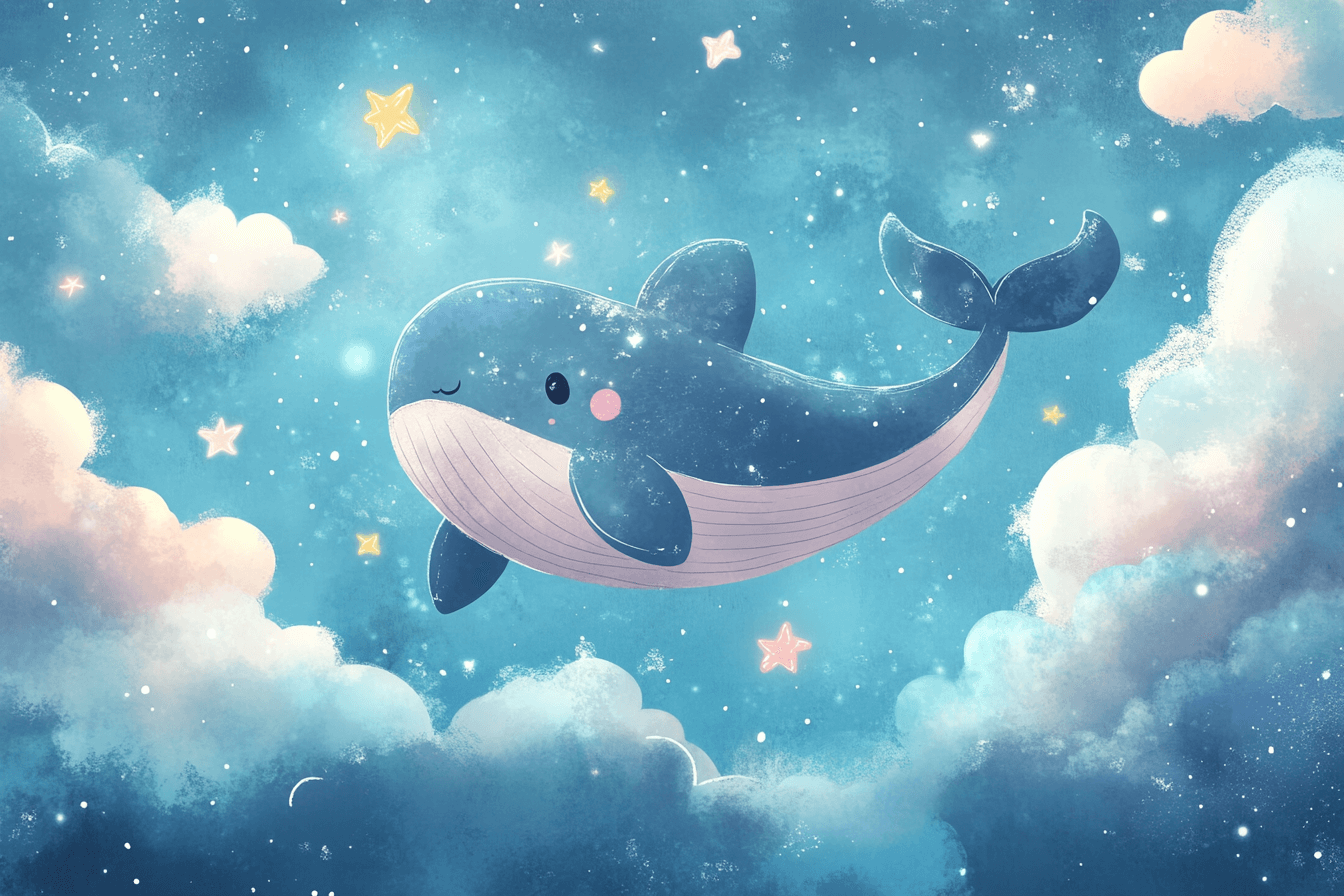 Royal Sperm Whale Wallpaper | Murals Wallpaper