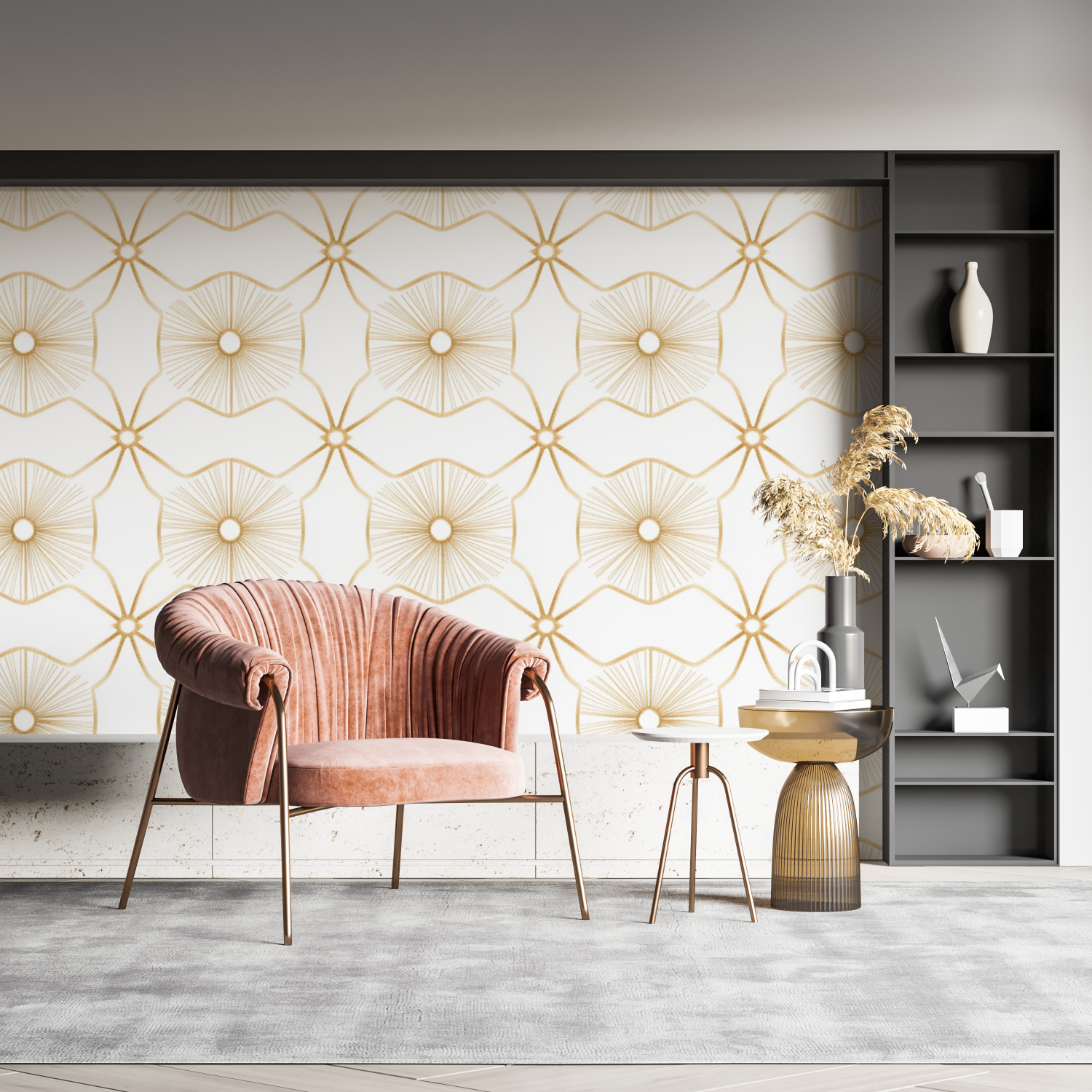 Art Deco Gold Wallpaper | Murals Wallpaper