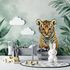Soft Jungle Tiger Wallpaper | Murals Wallpaper