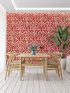Red Used Baroque Wallpaper | Murals Wallpaper