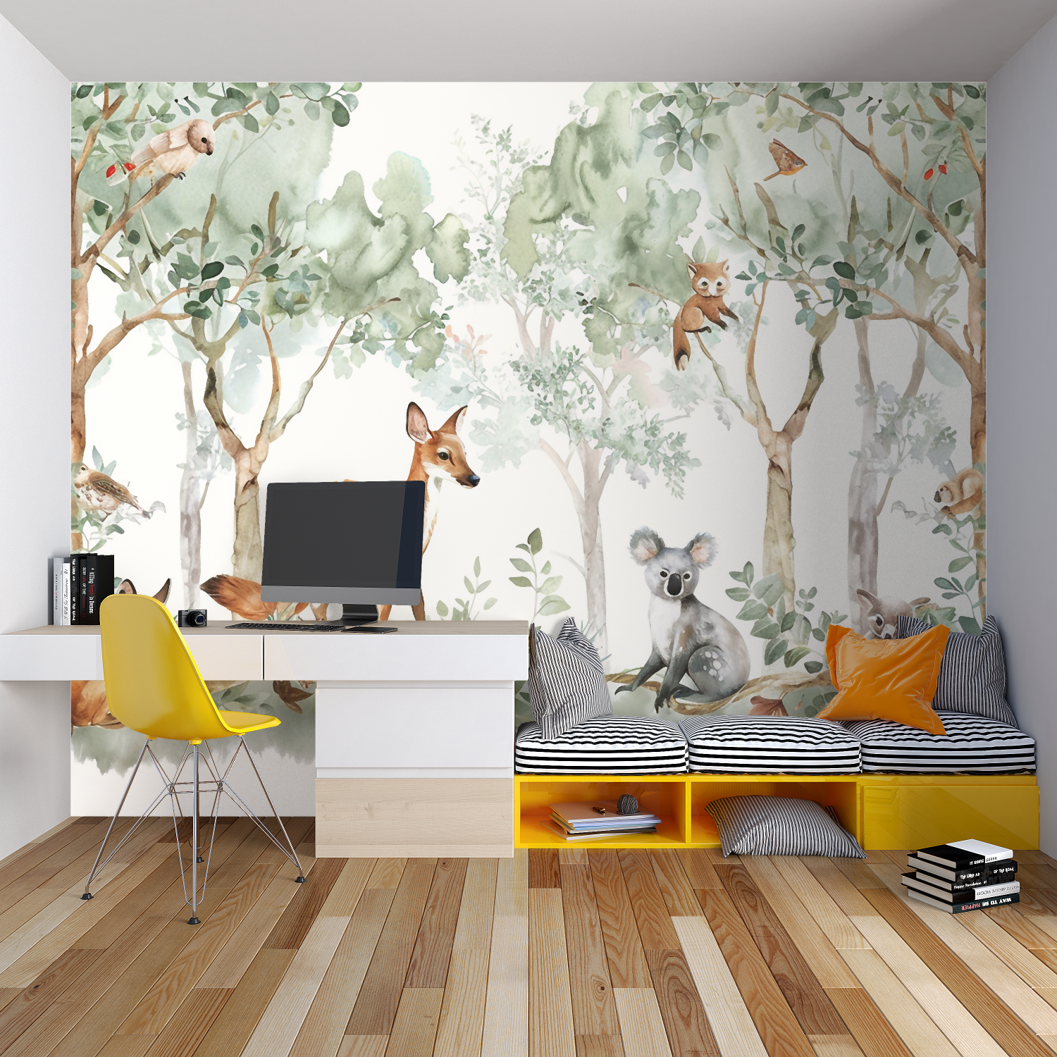 Forest Children's Bedroom Wallpaper | Murals Wallpaper