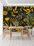 Yellow and Black Wallpaper | Murals Wallpaper