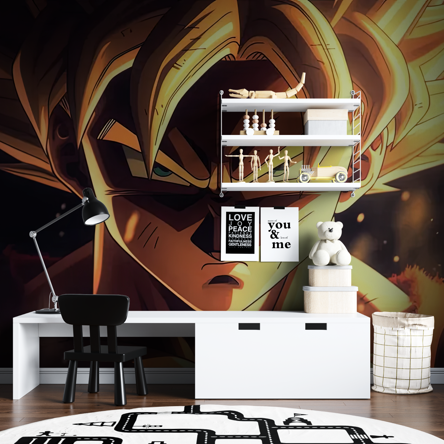 Vegeta Face Wallpaper | Murals Wallpaper