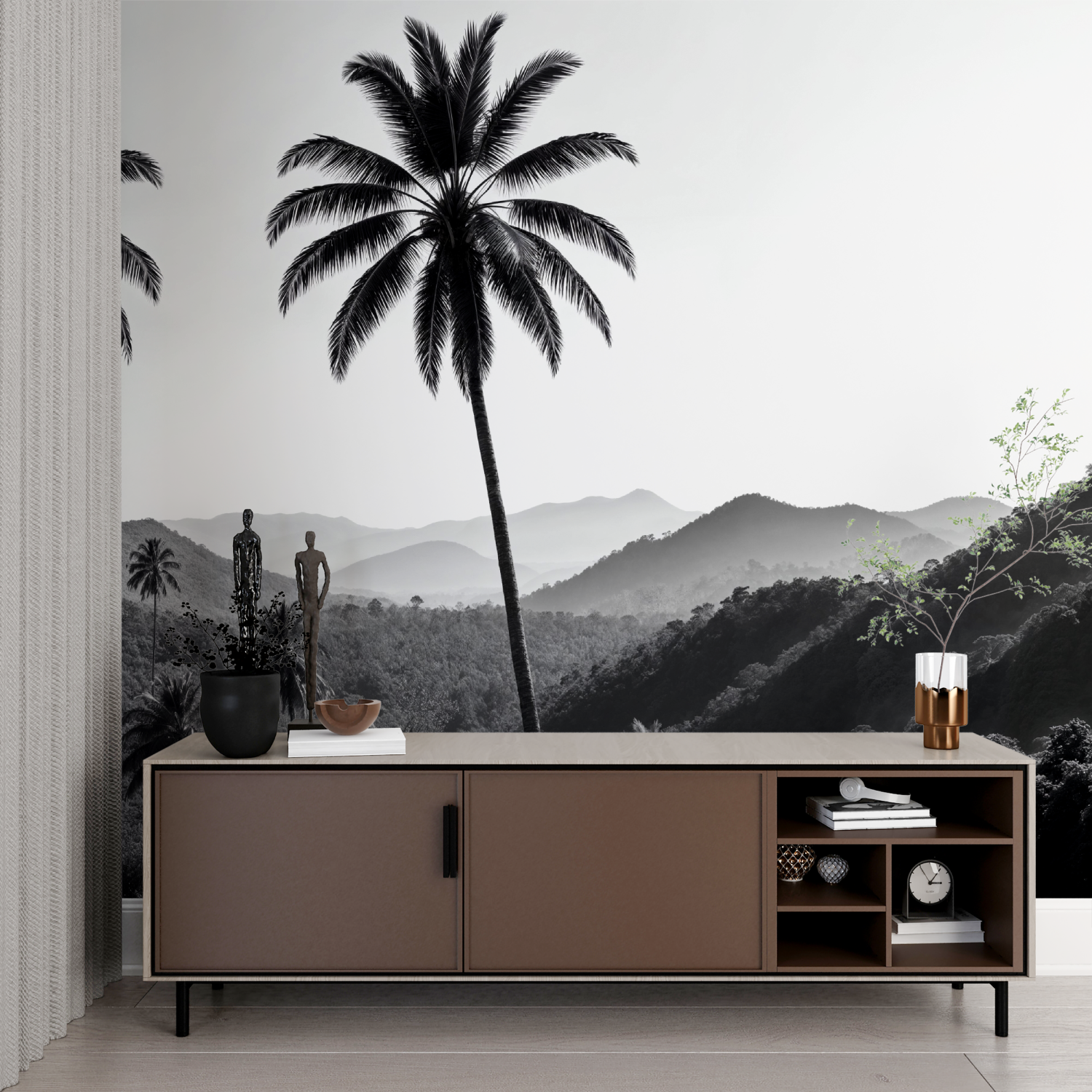 Black Wallpaper for Adult Bedroom | Murals Wallpaper
