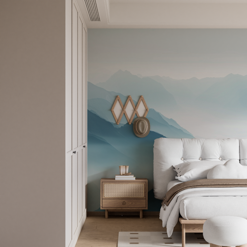 Mist Peaks Wallpaper | Murals Wallpaper