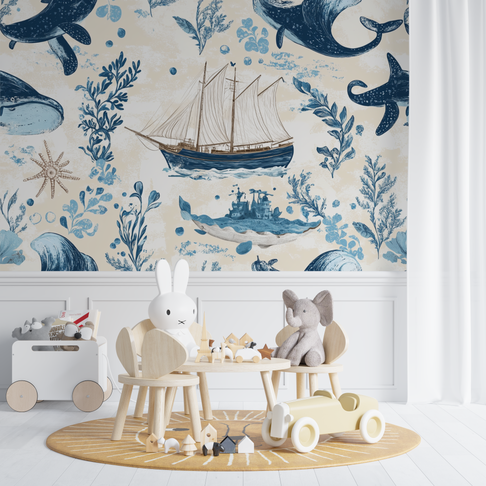 Nautical Ocean Marine Wallpaper | Murals Wallpaper