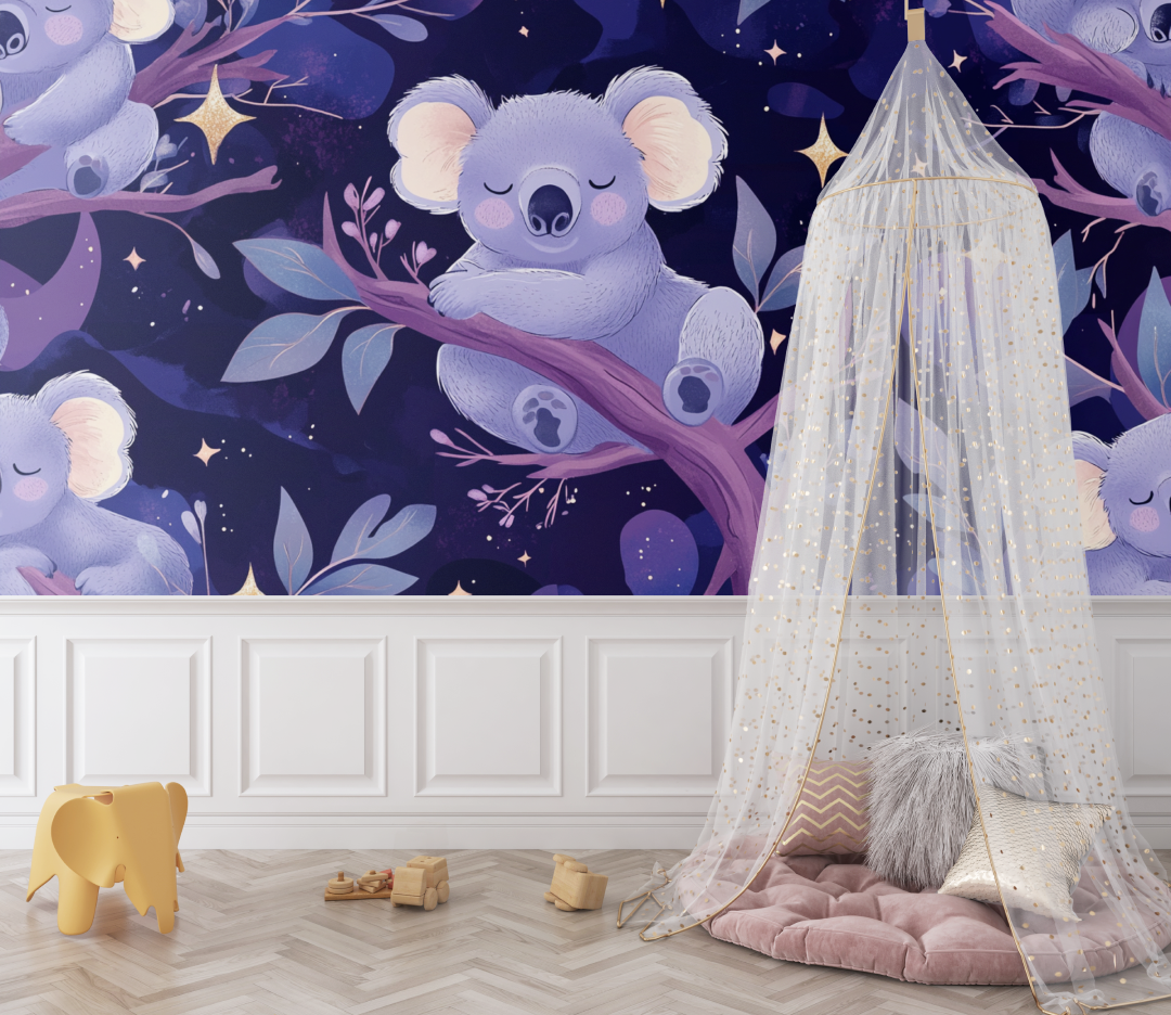 Koala Wallpaper Under the Celestial Vault | Murals Wallpaper
