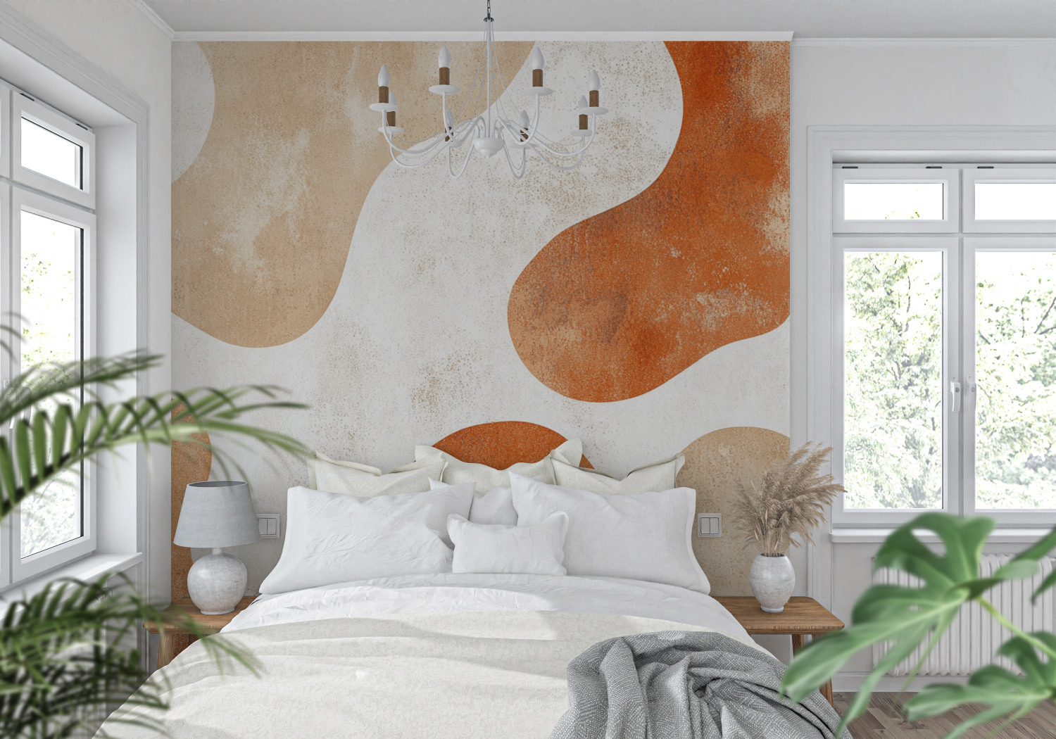 Terracotta Trend Wallpaper Panoramic | Murals Wallpaper