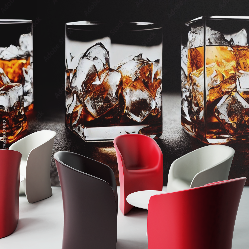 Whiskey Pattern Wallpaper | Murals Wallpaper