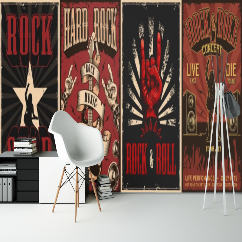 Hard Rock Music Wallpaper | Murals Wallpaper