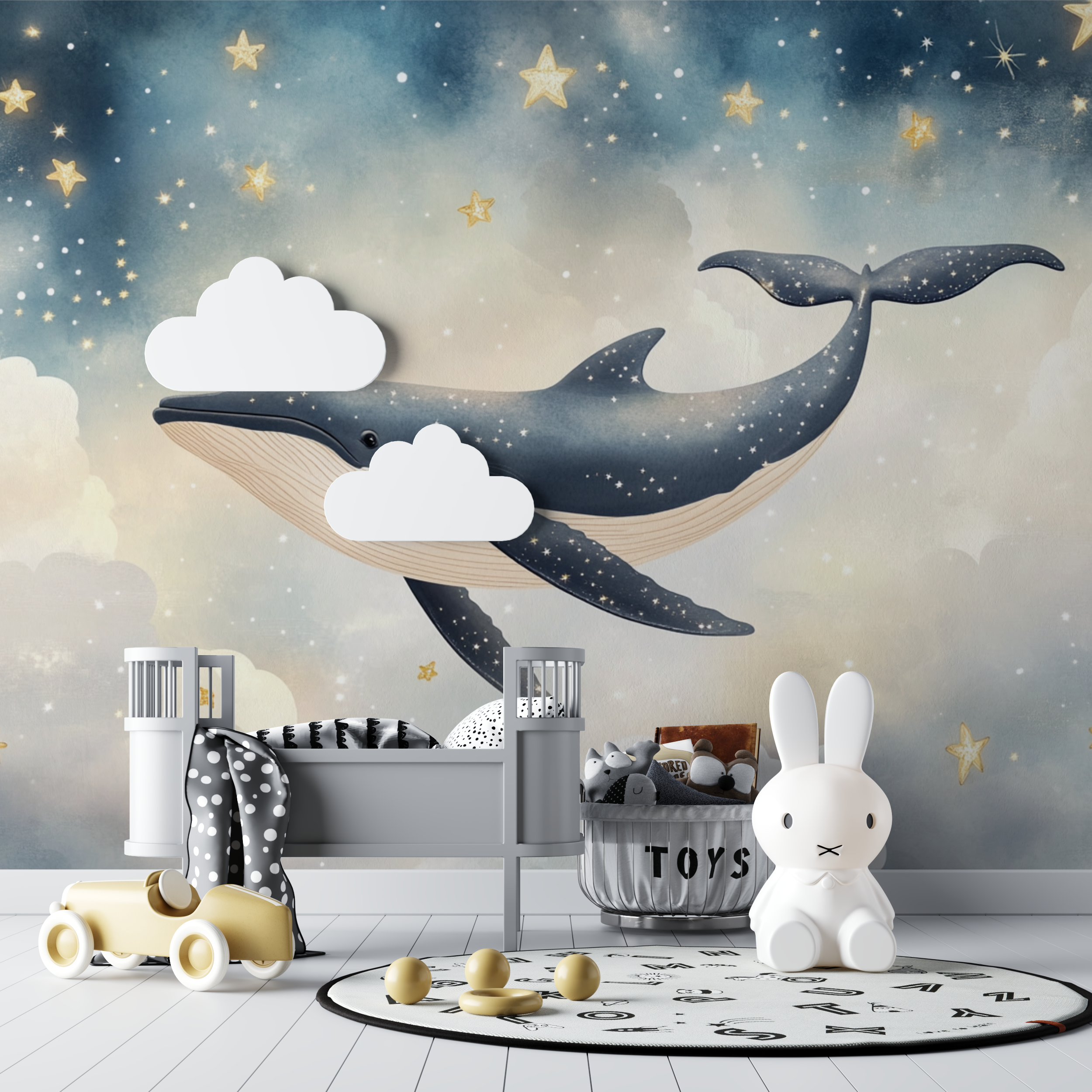 Cloud Traveler Marine Wallpaper | Murals Wallpaper
