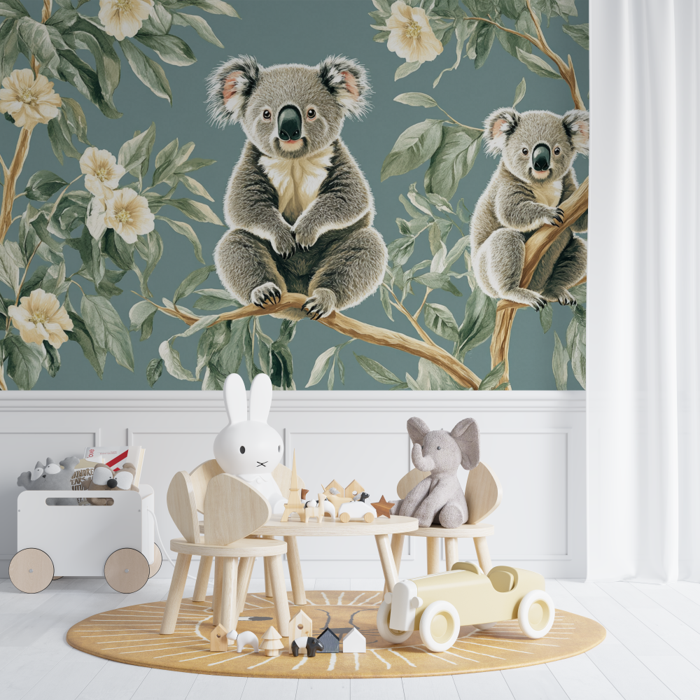 Koala Wallpaper in a Magical Forest | Murals Wallpaper