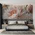 Panoramic big flower mural wallpaper chambre adulte tendance