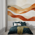 Abstract Terracotta Panoramic Wallpaper | Murals Wallpaper